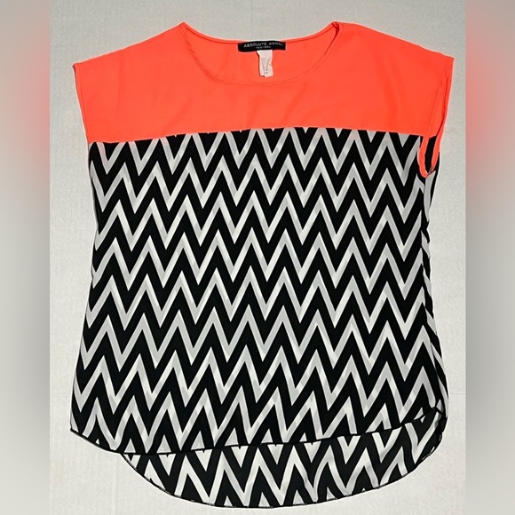 Absolute Angel New York - Short Sleeve Top Sz. MD - Picture 1 of 5